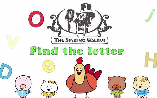 亲子互动找字母游戏Find the Letter