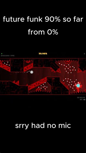 future funk 90% #geometrydash #futurefunk #progress #milestone #gdmilestone