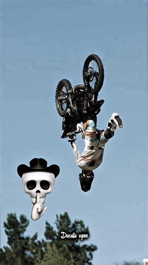 Men is unstoppable in motorcycle 💀 #dirtbike #stunts #edit #trollface #shorts