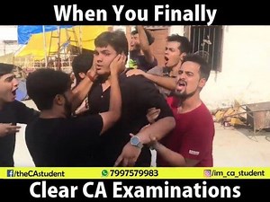 633K views · 10K reactions | When you clear exams  Congratulations for all who had qualified  #cajokes #cafun #catroll #caicai #charteredaccountant #icai #caresults #caipcc #cainter #cafinal #imcastudent #articleship #calife #caresults | Commerce Connect | Facebook