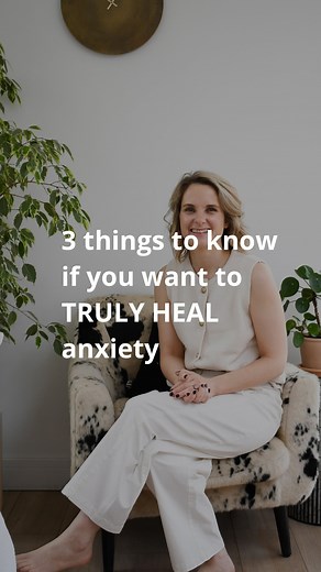 Comment GOOD MORNING FOR 5 beautiful ways to bring safety in to the body and feel calm. 3 things to know if you truly want to heal anxiety 🫶 1. You have to feel safe in your body to heal. Anxiety relief doesn’t start with thinking differently—it starts with nervous system regulation. You might consciously know you’re safe, but if your body is stuck in fight-or-flight or freeze mode, you’ll keep feeling anxious. That’s why somatic healing tools like EFT tapping, breathwork, or grounding techniqu