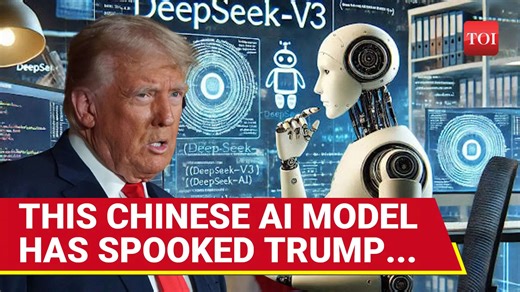 Trump's 'Wake-up Call' Warning As China's DeepSeek Sends Shockwaves Through U.S. Tech Firms