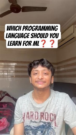 Best programming language for ML beginners!! 😻 #algotrading #machinelearning #algotrading #shorts