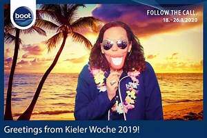 📸Der Green Screen bei der Kieler Woche war ein Hit! 👀Unter welcher Sekunde findet Ihr Euch? Markiert Eure Foto-Partner! Übrigens: Postet schnell noch Euren Schnappschuss mit dem Hashtag #bootatkiwo auf Instagram und gewinnt ein tolles boot package! | boot Düsseldorf