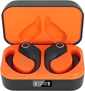 FOSA Translator Earbuds, Mini Bluetooth Translator Headphones 144 Languages Stereo Translator Earphones with Charging Case (Black)