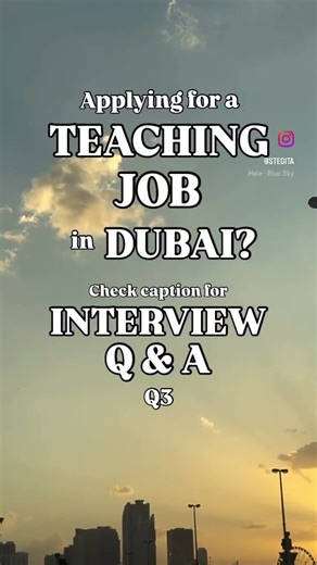 Check description for more details👇 #dubaiteachers #teachingindubai #uaejobs