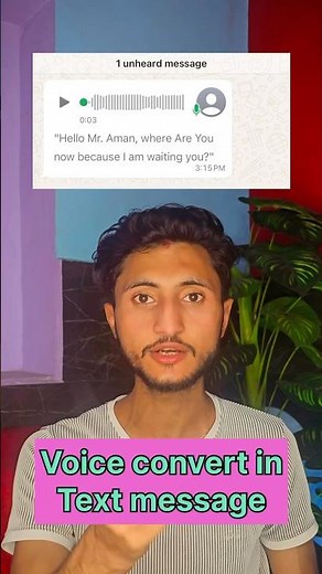 How to convert voice into text message #shorts #shortsfeed