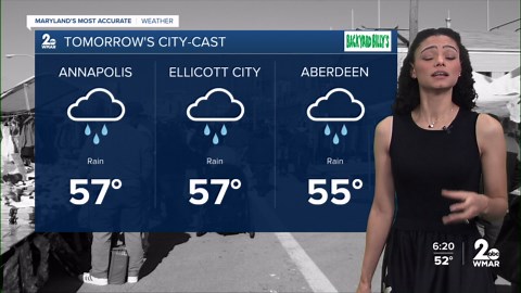 WMAR-2 News Abigail Degler Monday night weather
