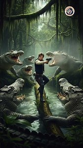 Man vs 5 Crocodiles | Extreme Survival Challenge | Epic Adventure! 🐊🔥