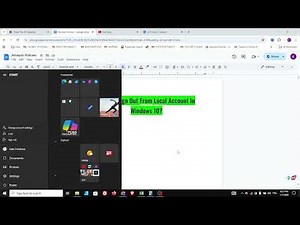 How To Sign Out From Local Account In Windows 10 - Full Guide