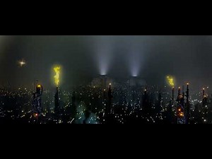 Blade Runner 2160p - Opening Cityscape - On Approach to Tyrell Corp