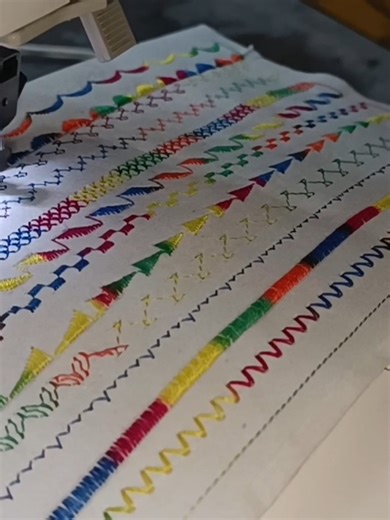 Multi Color Thread 🧵 #bhattibrothers #multicolor #sewingmachine #trending