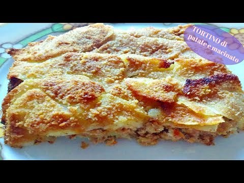 TORTINO DI PATATE E MACINATO
