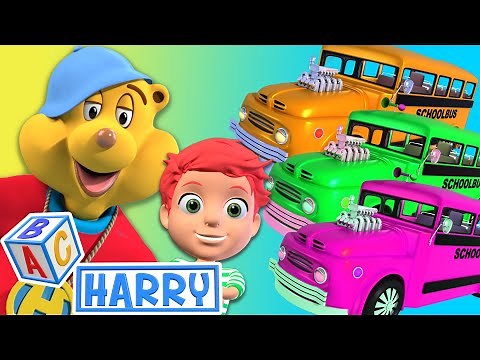 Wheels On The Bus MEGA MIX | Kids Songs Compilation | ABC Harry Nursery Rhymes & Kids Songs