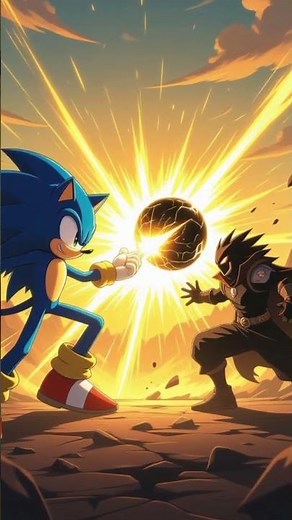 Super Sonic vs Black Shadow 🔥 Epic Chaos Battle | Ultimate Fight Animation 4K #teamsonicracing