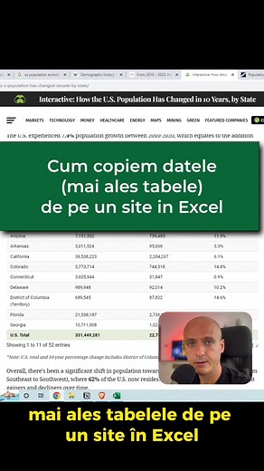 Cum să copiezi date de pe un site în Excel: Tutorial complet