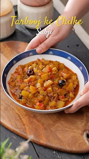Summer Special Lunch Recipe : Tarbooj Ki Khati Meethi Sabji | Watermelon Rind Curry #recipe