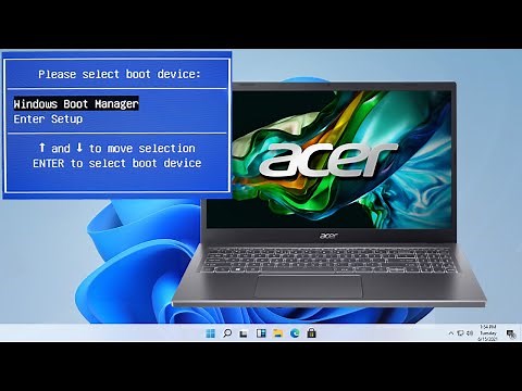 Acer Laptop Boot Menu | How to Enable F12 Boot Menu on Acer Laptop
