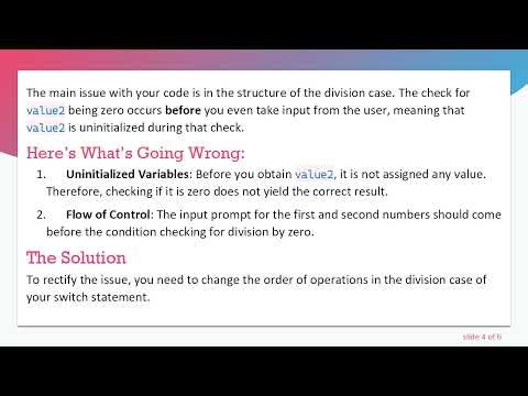 Why Your C+ + Program Isn't Returning INFINITY When Dividing by Zero