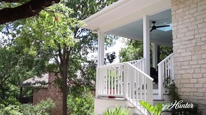 Hunter 52 inch Outdoor or Indoor Ceiling Fan No Light - Bronze Ceiling Fan without Light, For Patio, Porch, Garage, or Living Room, Standard Mount, 3 Blades, Pull Chain - Cassius 59261, New Bronze