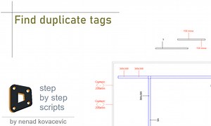 Find duplicate tags – Dynamo scripts