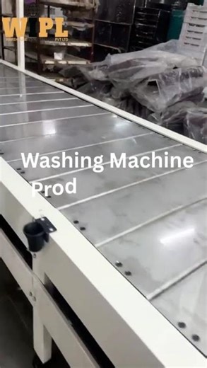Washing Machine Production Line with Slat Conveyor | Fast & Efficient Assembly Line Setup