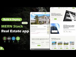 Build and Deploy MERN Stack Real Estate Website MongoDB, Express, React, Node, Prisma & Mantine UI