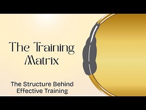 The Training Matrix: The Structure Behind Effective Training