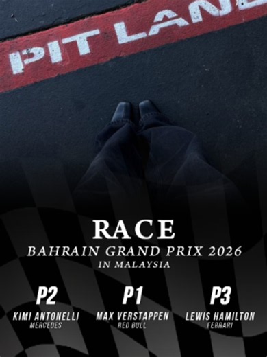 Hear from the top three finishers as they reflect on their race during the press conference at the Bahrain Grand Prix in Malaysia! 🇧🇭🇲🇾 🎥 F1TV | #f1 #maxverstappen #kimiantonelli #lewishamilton #thegridnotebook
