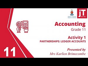 Gr 11 - Accounting - Partnerships - Activity 1