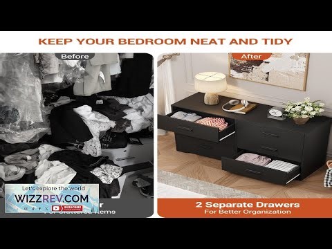 Garvee Chest of Drawers with 6 Drawers Modern Drawer Dresser Durable Structure