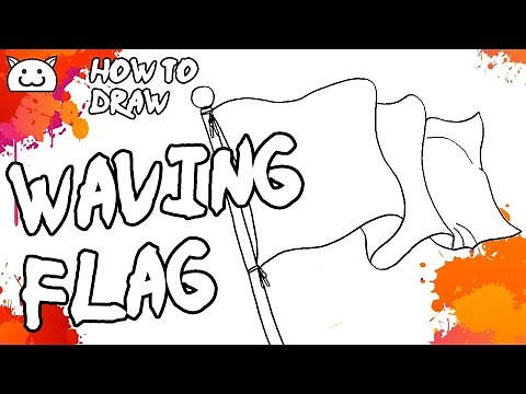 How to Draw Waving Flag