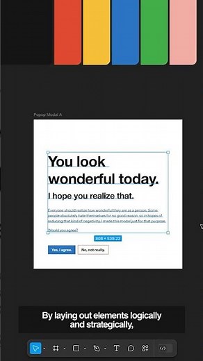 Understanding what Visual Hierarchy is #design #designprinciples #figma
