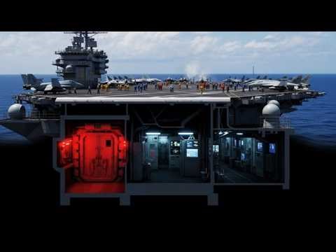 How restricted areas inside an aircraft carrier work