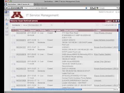 ServiceNow: Video 2 - Finding Tickets