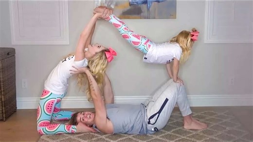 Family yoga challenge