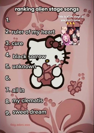 Ranking Alien stage Songs (because I’m bored asf and cause I love Alien stage?)