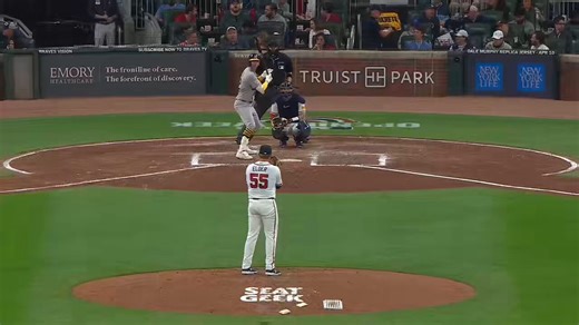 As @CrosbyBaseball pointed out this Spring, Bryce Elder added a cutter, a pitch he had thrown once prior in his career. In his 1st start of 2026, he threw it 7 times, all to lefties, using it as a setup pitch for his primaries, including this sequence: Changeup low, cutter foul, slider gets McNeil to go around for Strike 3. Something to monitor for Big Texas