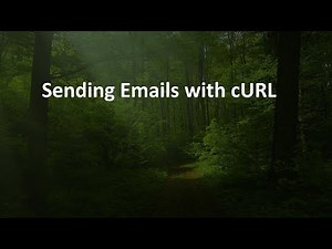 Sending Emails with cURL