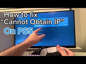 PS5: How to fix “Cannot obtain IP address” error message on PS5 (Updated Tutorial!) (2024)