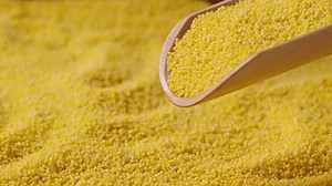 Organic Millet Seeds Grain On Table Stock Footage Video (100% Royalty-free) 3415835085 | Shutterstock