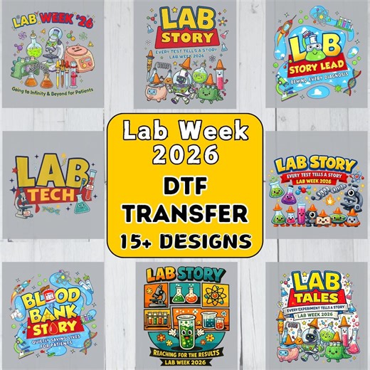 Lab Week 2026 DTF Transfer, Lab Story Iron-on Decal - Etsy