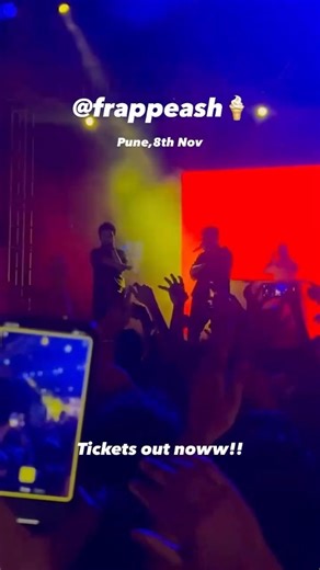 Front Foot Event&MGMT on Instagram: "Catch @frappeash live at @penthouzepune Ticket link in bio of @frontfoot.mgmt #icecreamtour #frappeash #pune #concert"