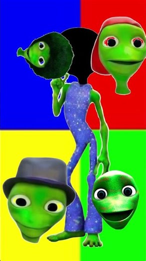 Spot The Wrong Alien Head!😨 #challenge #funnyshorts #wrongheads#alien #cartoon