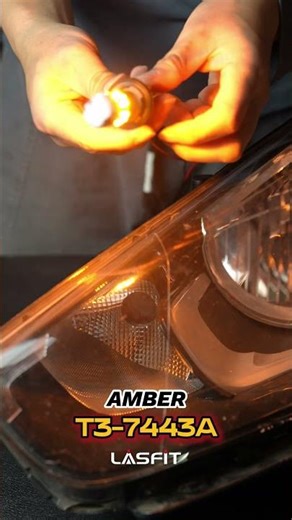 Lasfit T3 7443 LED Bulbs | White, Amber & Red Signal Light Upgrade