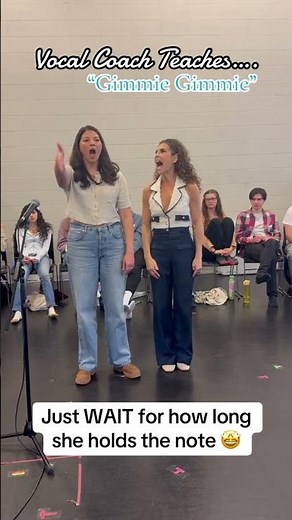 How to sing a long note #vocalcoachteaches #mammamia