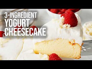 3-Ingredient Yogurt Cheesecake