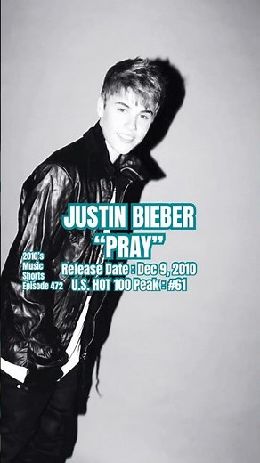 Justin Bieber “Pray” #2010s #2010smusic #justinbieber