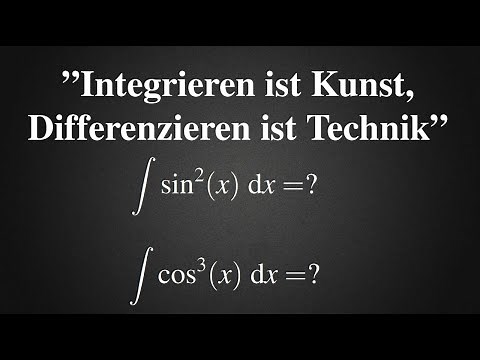 Integral sin^2(x) & cos^3(x) | partielle Integration und Substitution
