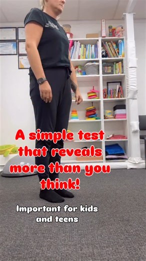 📏 FINGER-TO-FLOOR TEST – WHAT DOES IT MEAN IF A CHILD CAN’T TOUCH THE FLOOR? Is your child unable to touch the floor with their fingers when bending forward? This is a common test used to check the flexibility of the leg muscles and spine. 🔍 How to do the test: 1. Starting position: • The person stands barefoot, feet together, knees straight. 2. Movement: • Slowly bend forward, reaching down with your fingers, trying to touch the floor — without bending the knees. 3. Measurement: • Measure the